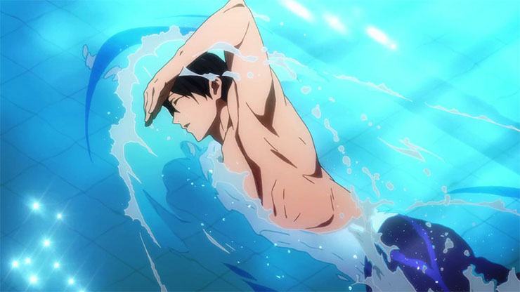 Anime Club Free Iwatobi Swim Club  Modern Neon Media
